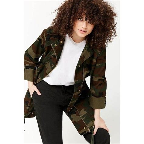 Forever21 Plus Size Hooded Camo Utility Jacket 40 Liked On Polyvore