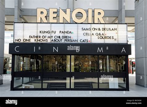 Renoir Cinema The Brunswick Centre Bloomsbury London England Uk Stock