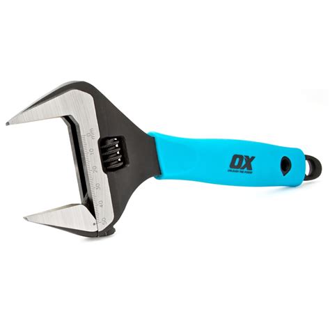 Ox Pro Series Extra Wide Jaw Adjustable Wrench Extra Wide Jaw