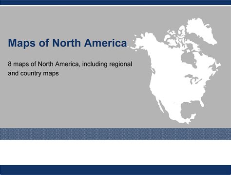 Powerpoint Maps Of North America 9 Slide Powerpoint Presentation Ppt