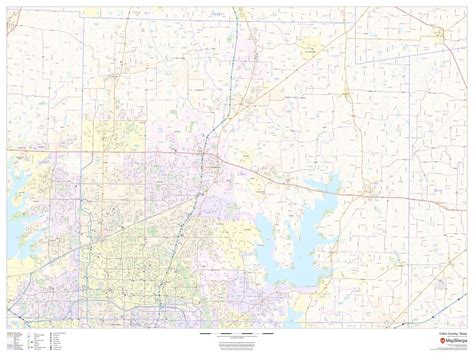 Collin County Texas Map