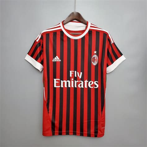 Ac Milan 201112 Home Shirt Premier Retros