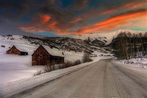 Colorado Winter Sunset Photograph By Mountain Dreams Pixels