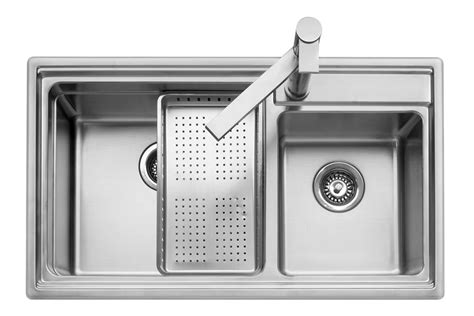 Stainless Steel Double Bowl Kitchen Sink With Strainer