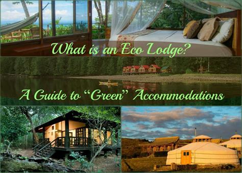 What Is An Eco Lodge The Top 10 Eco Lodges In The World