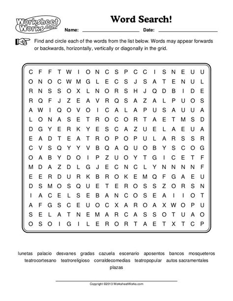 Worksheet Works Wordsearch1