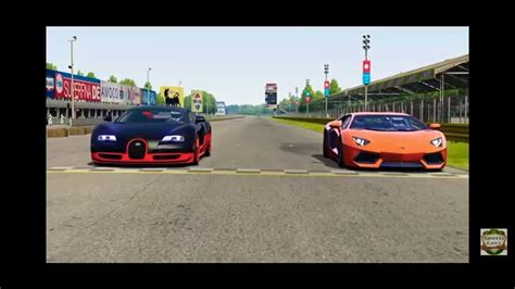 Lamborghini Aventador Vs Bugatti Veyron Racing Youtube