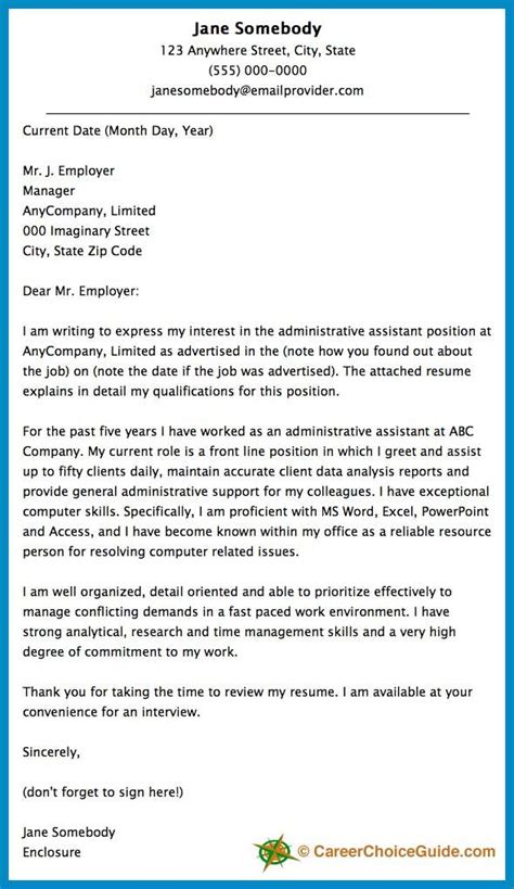A cover letter for your cv, or covering note is an introductory message that accompanies your cv when applying for a job. Cover Letter Sample | Job cover letter, Job application cover letter, Cover letter for resume