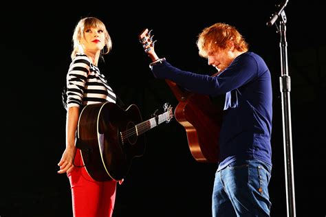 Photos Best Friends Ed Sheeran And Taylor Swift Perform Together Time