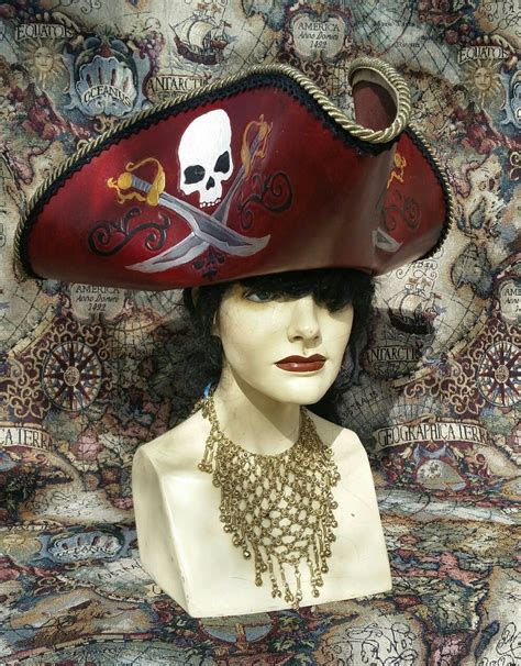 Big Hat Pirate Hats Hat Making Pirates Renaissance Captain Hat Mermaid Costumes Art