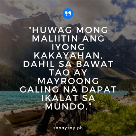 63 Motivational Quotes In Tagalog Inspirational