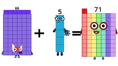 Mathematics Addition Of 2 Digit Numbersnumberblocks Adding Youtube