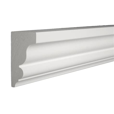 Azek 275 In X 16 Ft Prefinished Pvc Crown Moulding In The Crown