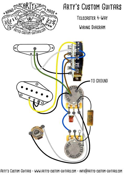 4 Way Telecaster Wiring Diagram