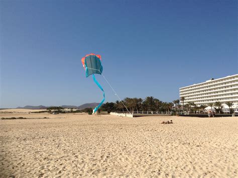 Nothing To Do Other Than Fly My Kite Corralejo Fuerteventura Jan