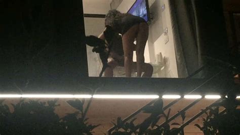 Voyeur Caught Girl Giving Handjob Through Hotel Window Xhamster