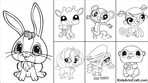 Printable My Littlest Pet Shop Coloring Pages