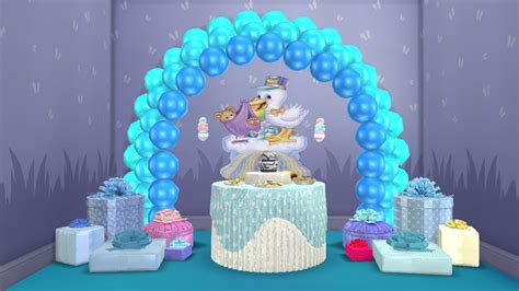 Sims 4 Cc Download Bundle Of Joy Baby Shower Party Items