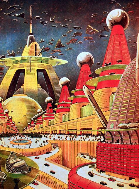 Frank R Paul 1940 Science Fiction Artwork Retro Futurism Sci Fi Art