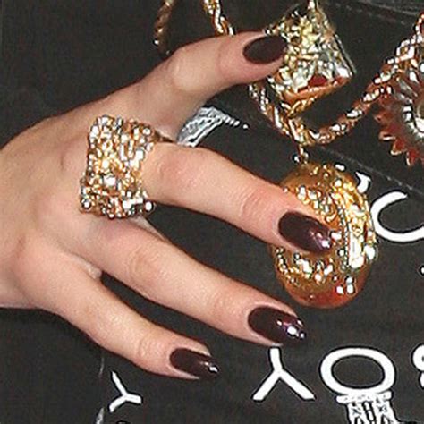 Jessie J Burgundy Nails Steal Her Style