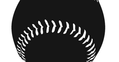 Baseball Silhouette Ball Drawing 1 Pinterest Softball Silhouette