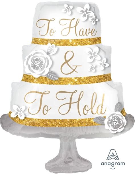 37998 To Have And To Hold Cake Supershape