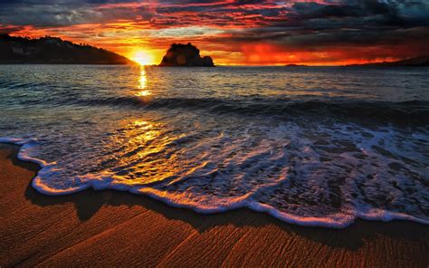 Beach Sunset Wallpapers 70 Images