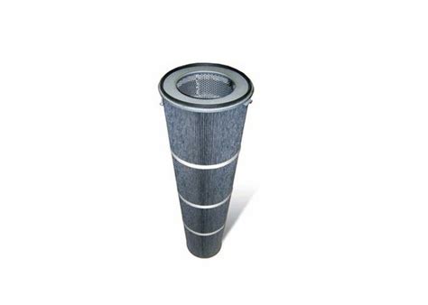 5um05um2um02um Antistatic Coating Polyester Dust Filter Cartridge With Aluminum Cap