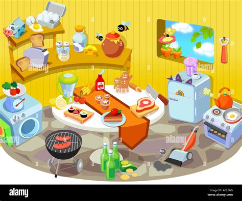 Various Household Objects Stock Photo Alamy