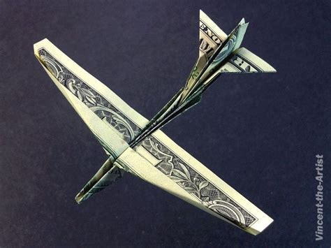 Pin By Monica On Airplanes Money Origami Dollar Bill Origami