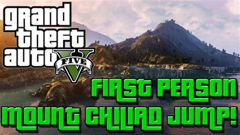 Driving Off Mount Chiliad In First Person Gta 5 Ps4 Gameplay Youtube