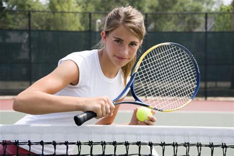 Teenage Girl Playing Tennis Hosted At Imgbb — Imgbb