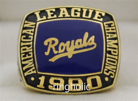 Kansas City Royals 1980 Al World Series Championship Ring