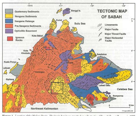 Figure 1 From Structural Geology Of The Neogene Maliau Basin Sabah