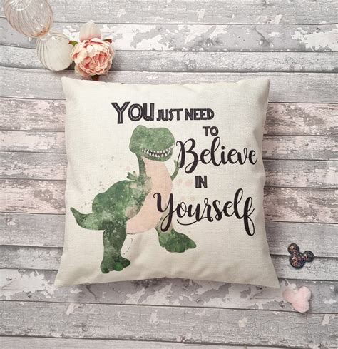 Disney Toy Story Rex Quote You Just Need To Believe In Etsy