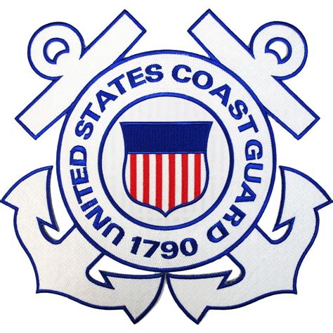 United States Coast Guard Large Patch 10 Multicolor In 2020 Coast