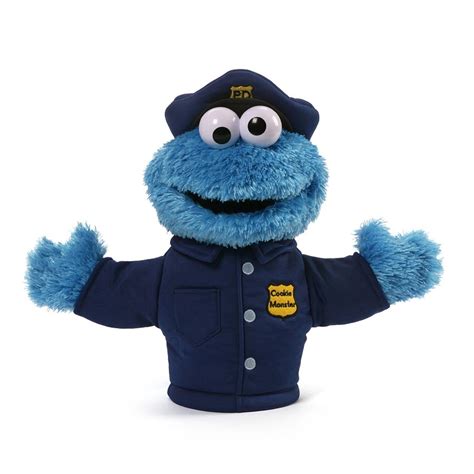 Sesame Street Cookie Monster Policeman Puppet