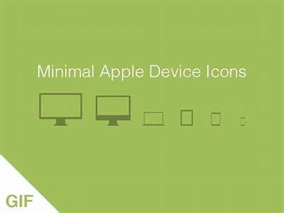 Apple Minimal Device Icons Icon Ipad Vector