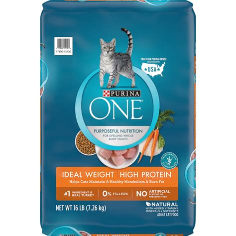 The formulas and values that we've used in this calculator are shown below. Purina One Cat Food, Adult, Ideal Weight | Cat Food | D ...