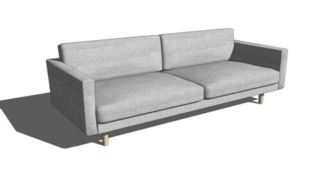 Grey Modern Sofa 3d Warehouse