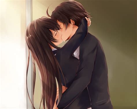 Kissing Anime Wallpapers Wallpaper Cave