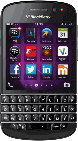 Le Blackberry Q10 Conforte Le Repositionnement De Rim
