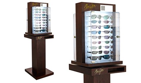 Sunglasses Floor Display With Lights Wholesale Sunglasses Displays Retail Optical Display