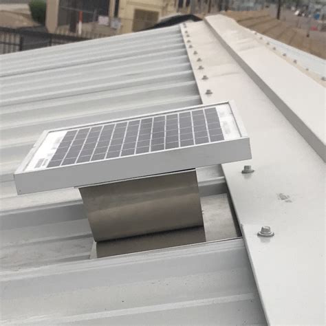 Solar Powered Ridge Ventilation Fan For Metal Roofs Solar Blaster