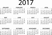 2017 Calendar | PNG All
