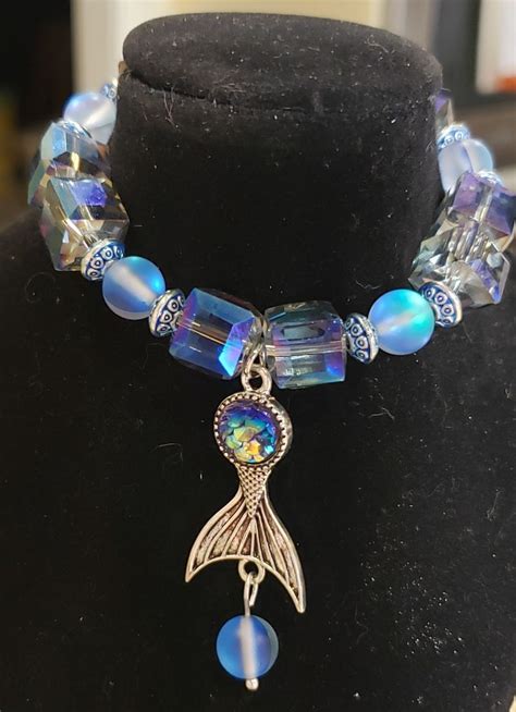 Mermaid Beaded Beauties Bracelet With Mermaid Tail Darcy S Jewelry