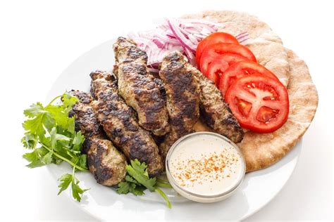 Lebanese Kafta Kabobs With Tahini Sauce The Lemon Bowl®