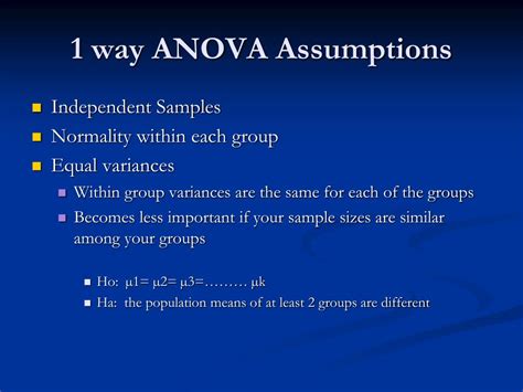 PPT ANOVA Procedures PowerPoint Presentation Free Download ID