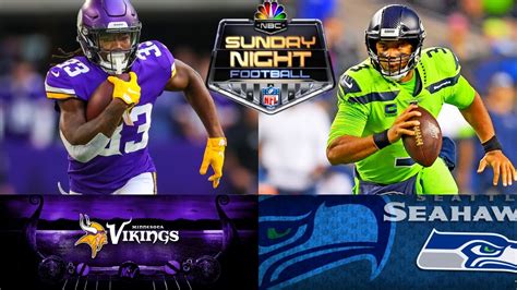 Minnesota Vikings Vs Seattle Seahawks Nfl Week 5 Game Youtube