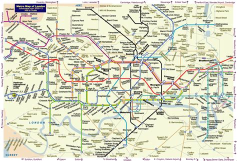 Image Gallery London Suburbs Map